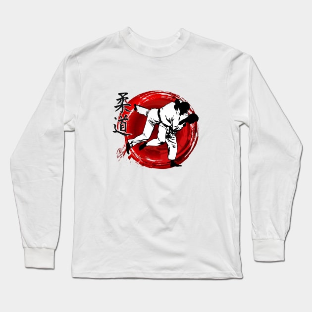 Judo Long Sleeve T-Shirt by juyodesign